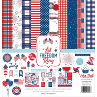   Echo Park Scrapbook papírkészlet 12" (30 cm) Let Freedom Ring Collection Kit