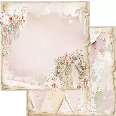 Alchemy of Art Scrapbook papírkészlet 8" (20 cm) Romantic Boho Paper Collection Set (12 lap)