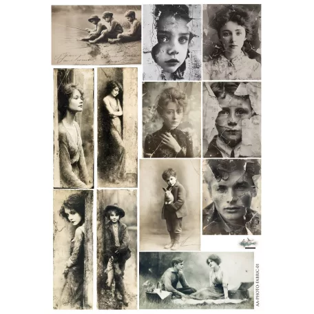 Alchemy of Art Szövet kivágóív  Fabric photo 1, Art Fabric extras to cut (1 ív)