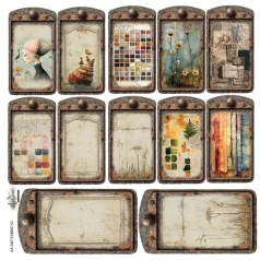   Alchemy of Art Szövet kivágóív Art 3 Fabric extras to cut (1 ív)