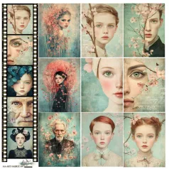   Alchemy of Art Szövet kivágóív Art 4 Fabric extras to cut (1 ív)