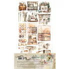 Alchemy of Art Kivágóív 6"x12" (15cm x 30 cm) Art Extras to Cut Set (12 ív)