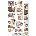 Alchemy of Art Kivágóív 6"x12" (15cm x 30 cm) Art Extras to Cut Set (12 ív)