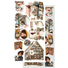 Alchemy of Art Kivágóív 6"x12" (15cm x 30 cm) Art Extras to Cut Set (12 ív)