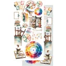 Alchemy of Art Kivágóív 6"x12" (15cm x 30 cm) Art Junk Journal Set (6 ív)