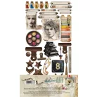 Alchemy of Art Kivágóív 6"x12" (15cm x 30 cm) Art Extras to Cut Set (6 ív)