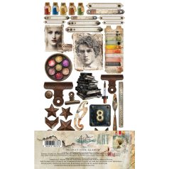   Alchemy of Art Kivágóív 6"x12" (15cm x 30 cm) Art Extras to Cut Set (6 ív)