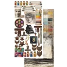 Alchemy of Art Kivágóív 6"x12" (15cm x 30 cm) Art Extras to Cut Set (6 ív)