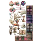 Alchemy of Art Kivágóív 6"x12" (15cm x 30 cm) Art Extras to Cut Set (6 ív)