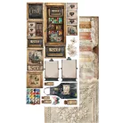 Alchemy of Art Kivágóív 6"x12" (15cm x 30 cm) Art Extras to Cut Set (6 ív)