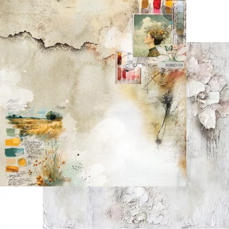 Alchemy of Art Scrapbook papírkészlet 12" (30 cm) Art Paper Collection Set (6 lap)