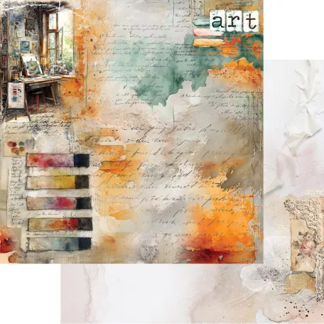 Alchemy of Art Scrapbook papírkészlet 12" (30 cm) Art Paper Collection Set (6 lap)