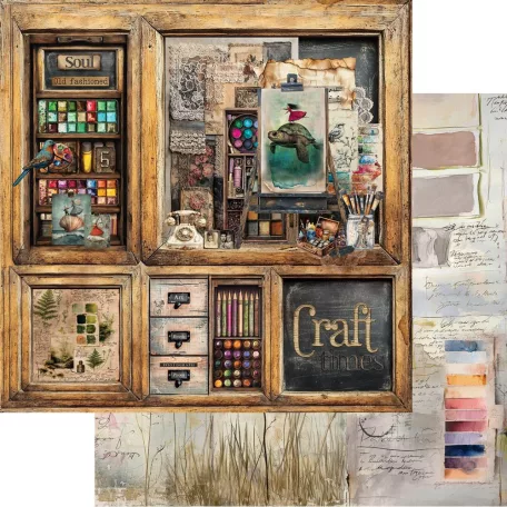 Alchemy of Art Scrapbook papírkészlet 12" (30 cm) Art Paper Collection Set (6 lap)