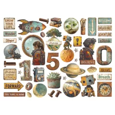   Stamperia A New Beginning Kivágatok Die Cuts Assorted (1 csomag)