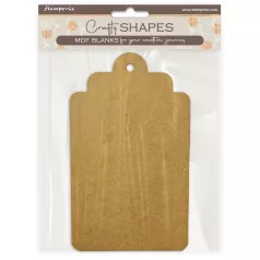   Stamperia A New Beginning MDF alap  Tag Crafty Shapes MDF BLANKS (1 db)