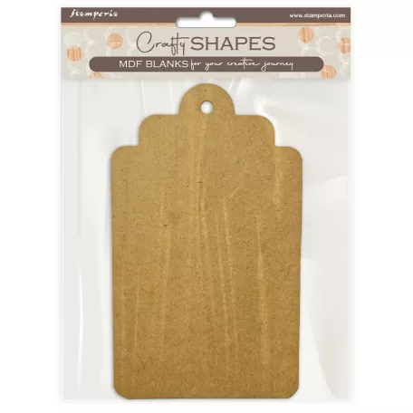 Stamperia A New Beginning MDF alap  Tag Crafty Shapes MDF BLANKS (1 db)