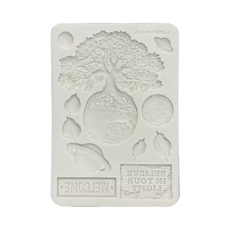 Stamperia A New Beginning Szilikon öntőforma A5 Planets Silicon Mould (1 db)