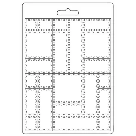 Stamperia Textúra alap A5 - A New Beginning - Metal Plates - Soft Mould (1 db)