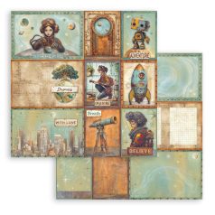   Stamperia A New Beginning Scrapbook papír 12" (30 cm) Mixed Cards Paper Sheets (1 ív)