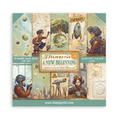   Stamperia A New Beginning Papírkészlet 8" (20 cm)  Paper Pack (Double Face) (10 ív)