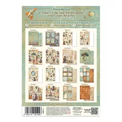   Stamperia A New Beginning  Junk Journal Stickers, Cut-Outs, Backgrounds (1 csomag)