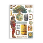 Stamperia A New Beginning Washi matrica Washi Pad (8 ív)