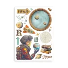 Stamperia A New Beginning Washi matrica Washi Pad (8 ív)