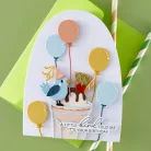 Spellbinders Vágósablon Happier Hour Etched Dies Fountain Wishes (1 csomag)