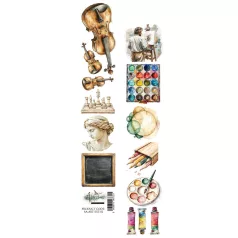   Alchemy of Art Kivágóív 30cm x 5cm Art 02 Extras to Cut (1 ív)