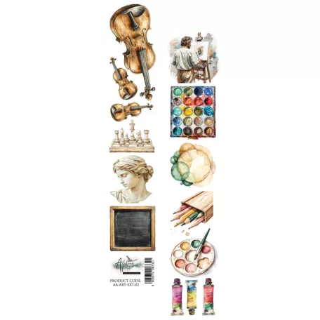 Alchemy of Art Kivágóív 30cm x 5cm Art 02 Extras to Cut (1 ív)