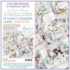   Mintay Alkotócsomag Cardmaking 10 Lovely Lavender Cards - Creative Kit 3 (1 csomag)