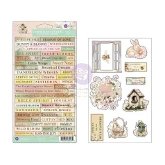   Prima Marketing Among the Wildflowers Chipboard matrica Chipboard Stickers (1 db)