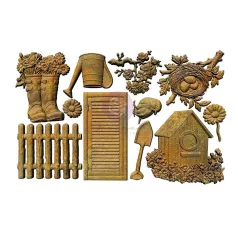   Redesign with Prima Among the Wildflowers Öntőforma 5″X8″ Decor Moulds Spring Tales (1 db)