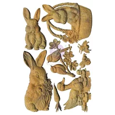   Redesign with Prima Among the Wildflowers Öntőforma 5″X8″ Decor Moulds Garden Friends (1 db)