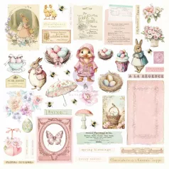   Prima Marketing Sweet Spring Kivágatok Ephemera Sunshine & Bunnies (1 csomag)