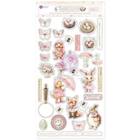 Prima Marketing Sweet Spring Matrica  Sticker Sheet (1 csomag)