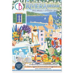   Ciao Bella Riviera Dream Kivágóív készlet A4 Junk Journal Ephemera Book (32 ív)