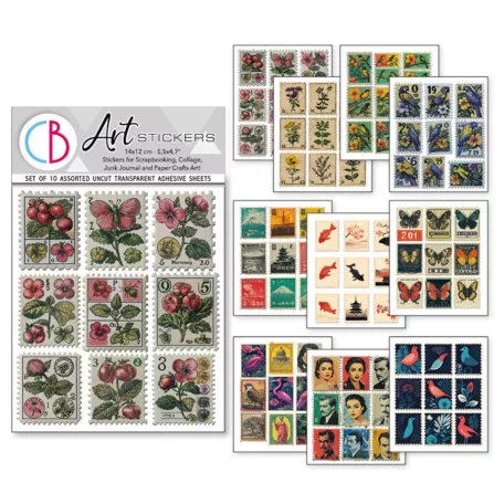 Ciao Bella Faraway Mail Matrica készlet 14x12 cm Art Sticker (10 ív)