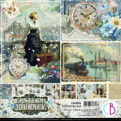   Ciao Bella Eastern Journey Scrapbook papírkészlet 8" (20 cm) Paper Pad (12 ív)