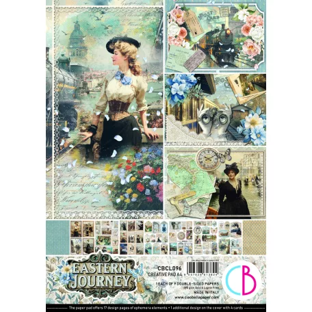 Ciao Bella Eastern Journey Papírkészlet A4 Creative Pad (9 ív)