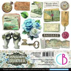   Ciao Bella Eastern Journey Kivágóív készlet 6" (15 cm) Fussy Cut Pad (24 ív)
