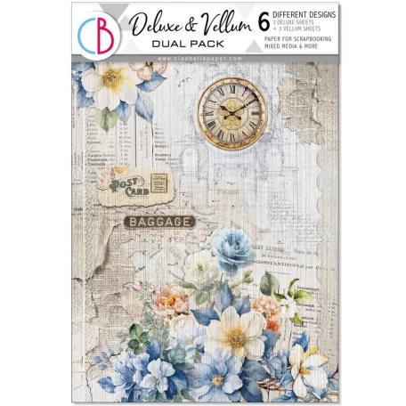 Ciao Bella Eastern Journey 3 delux és 3 vellum papír A4 Deluxe & Vellum Dual Pack (6 ív)
