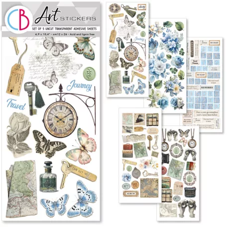 Ciao Bella Eastern Journey Matrica készlet 12x26 cm Art Sticker (5 ív)