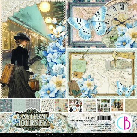 Ciao Bella Eastern Journey Scrapbook papírkészlet 12" (30 cm) Patterns Pad (8 ív)