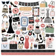 Echo Park Matrica Fashion Element Sticker