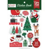 Echo Park Matrica Christmas Express Sticker Book