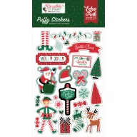 Echo Park Matrica Christmas Express Puffy Stickers