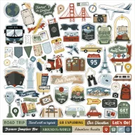 Echo Park Matrica It's Time To Travel Element Sticker