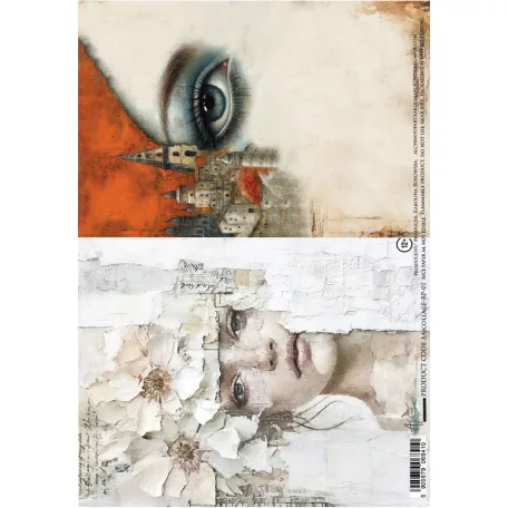 Alchemy of Art Rízspapír A4 - Collage 1 -  - Rice Paper (1 ív)