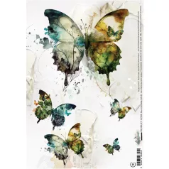   Alchemy of Art Rízspapír A4 - Collage 3 -  - Rice Paper (1 ív)